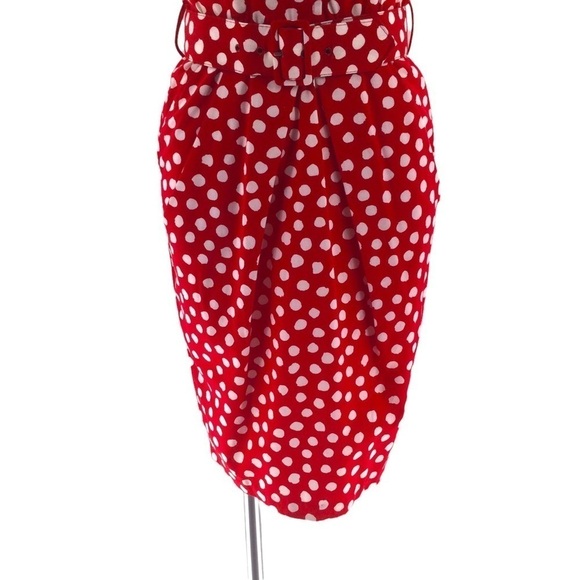 Choon Vintage 1980s red & white polka dot dress - Picture 5 of 16